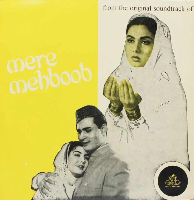 Mere Mehboob - 3AEX 5028 - Angel First Pressing - Bollywood Rare LP Vinyl Record