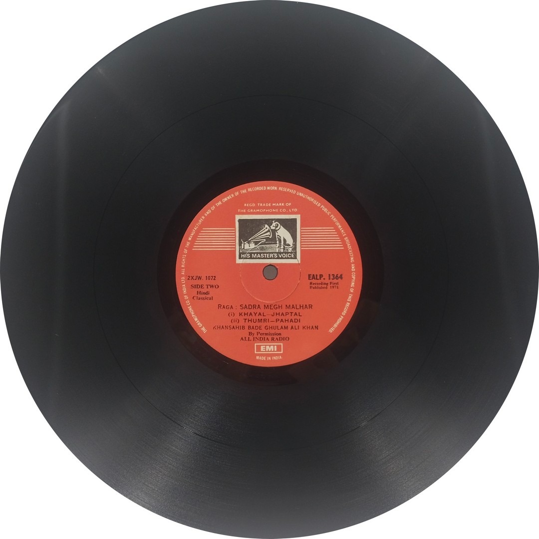 Bade Ghulam Ali Khan - EALP 1364 – Indian Classical Vocal LP Vinyl Record Bade Ghulam Ali Khan - EALP 1364 – Indian Classical Vocal LP Vinyl Record