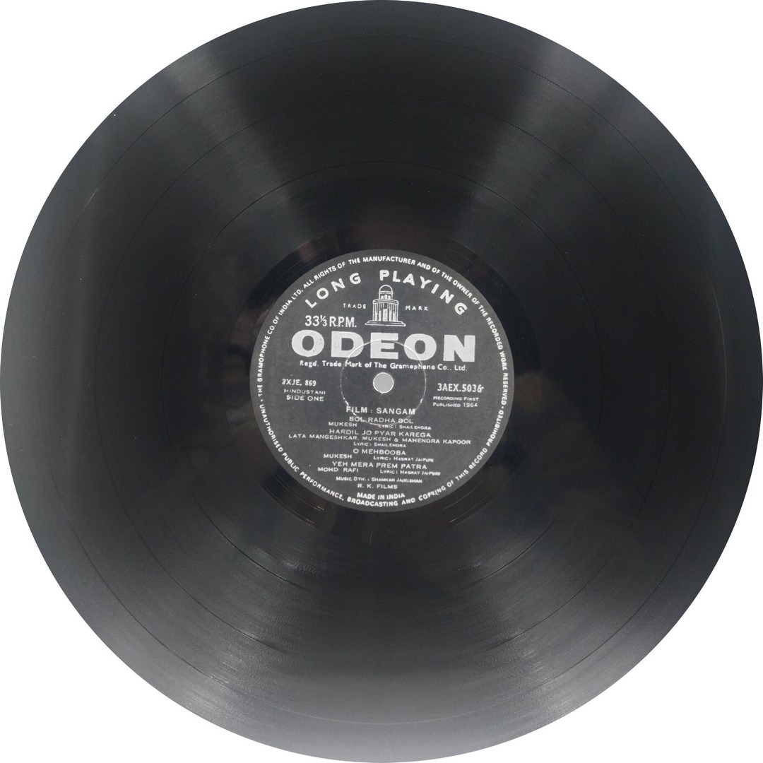 Sangam - 3AEX 5036 - Bollywood LP Vinyl Record Sangam - 3AEX 5036 - Bollywood LP Vinyl Record