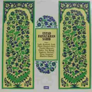 Faiyaz Khan Sahib - EALP 1292 - Indian Classical Vocal LP Vinyl Record
