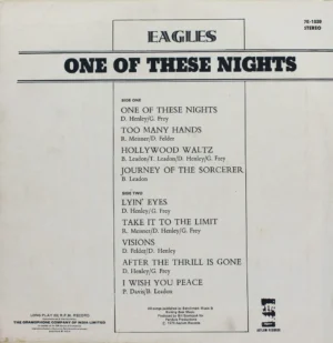 Eagles - One Of These Nights - 7E 1039 - (Condition - 85-90%) - Cover Reprinted -  English LP Vinyl Record