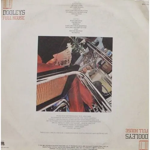Dooleys Full House - EPIC 10047 - Hot Deal LP Vinyl Record Dooleys Full House - EPIC 10047 - Hot Deal LP Vinyl Record