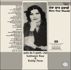 Sukhwant Kaur & Kuldip Paras - Mera Yaar Sharabi - ECSD 3122