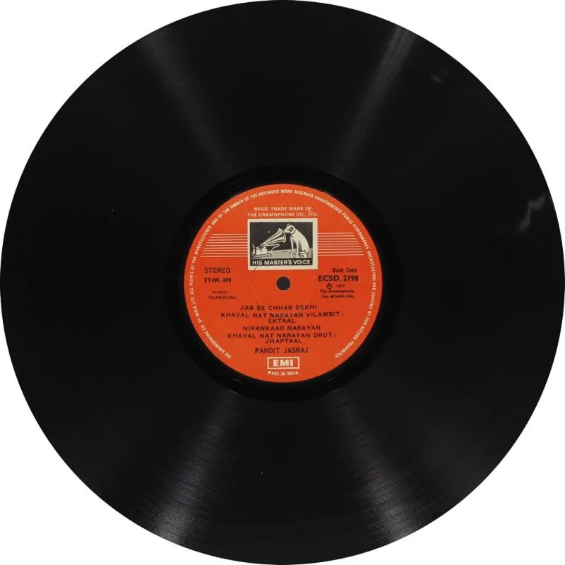 Jasraj Narayan - ECSD 2798 (90-95%) CR Indian Classical Vocal LP Vinyl-2
