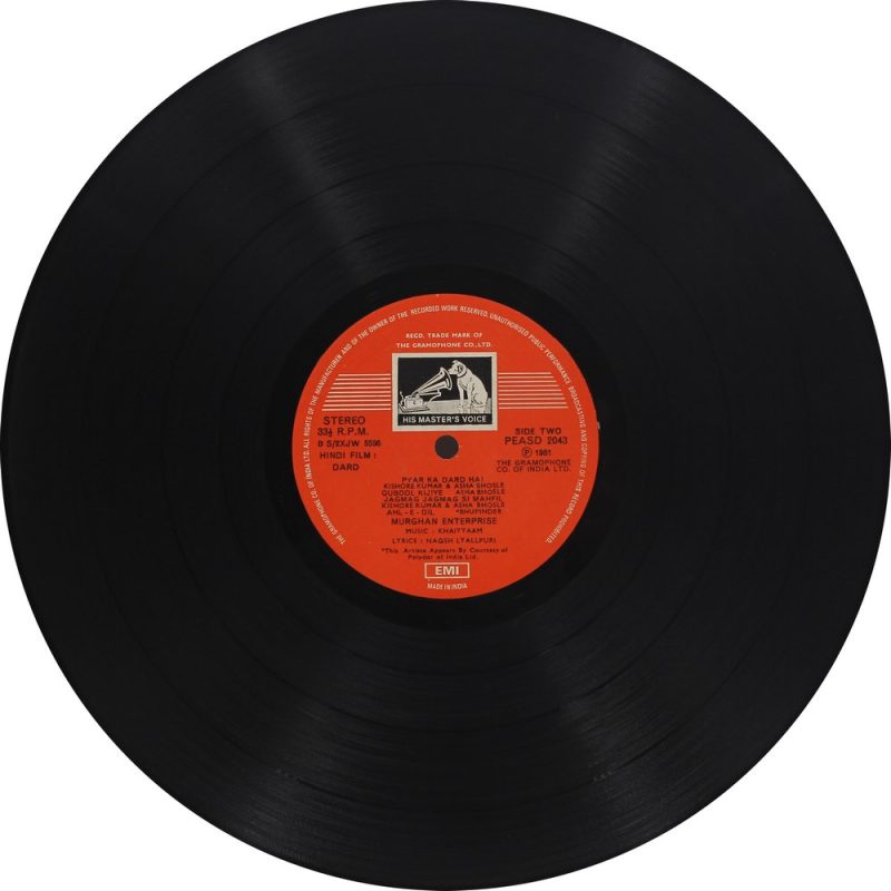 Dard - PEASD 2043 - (90-95%) - CBF - CR - Bollywood LP Vinyl Record-4