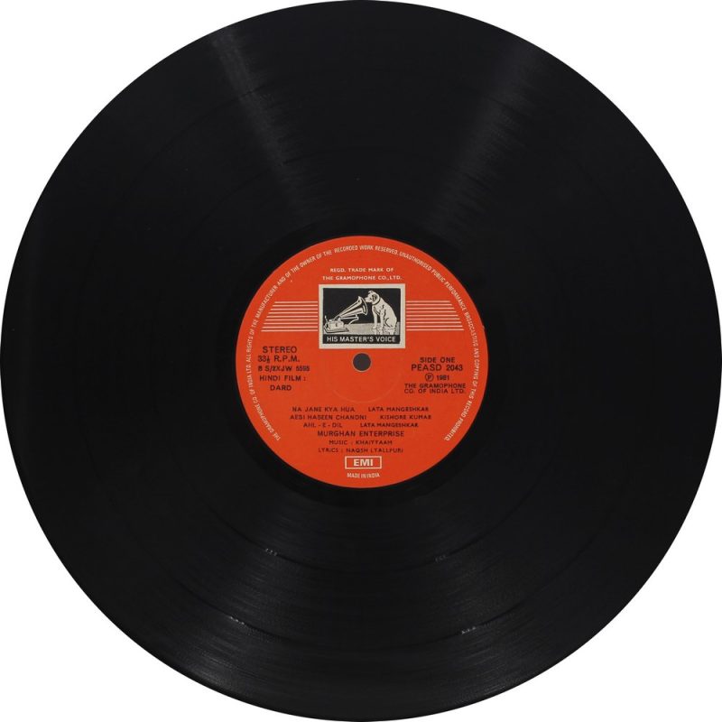 Dard - PEASD 2043 - (90-95%) - CBF - CR - Bollywood LP Vinyl Record-3