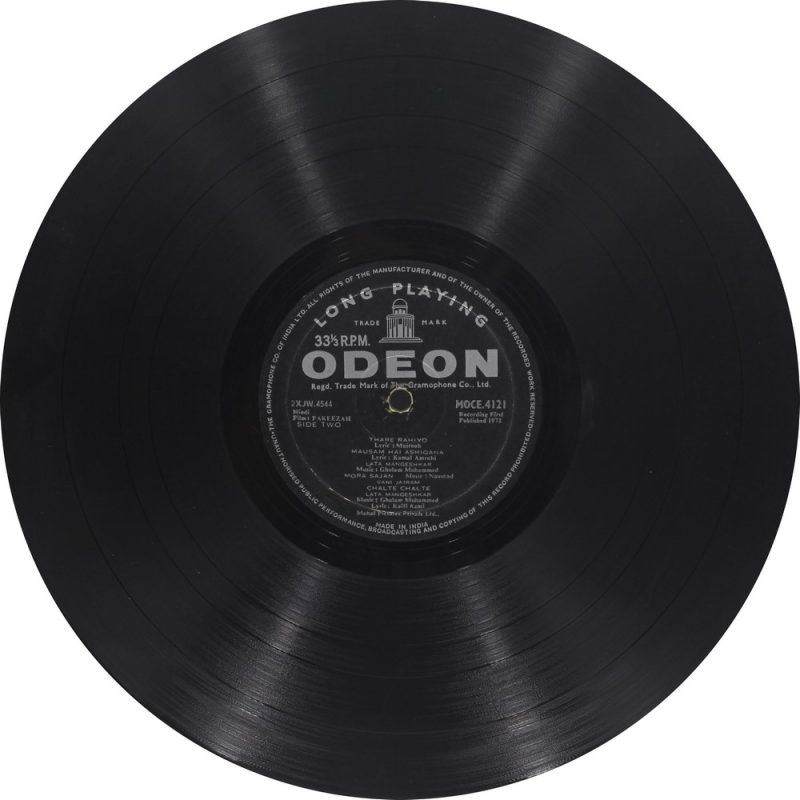 Pakeezah - MOCE 4121 –(75-80%) Odeon CR Bollywood Rare LP Vinyl Record-2