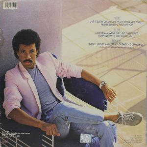 Lionel Richie – Can't Slow Down - R 110767 - English LP Vinyl Record-1