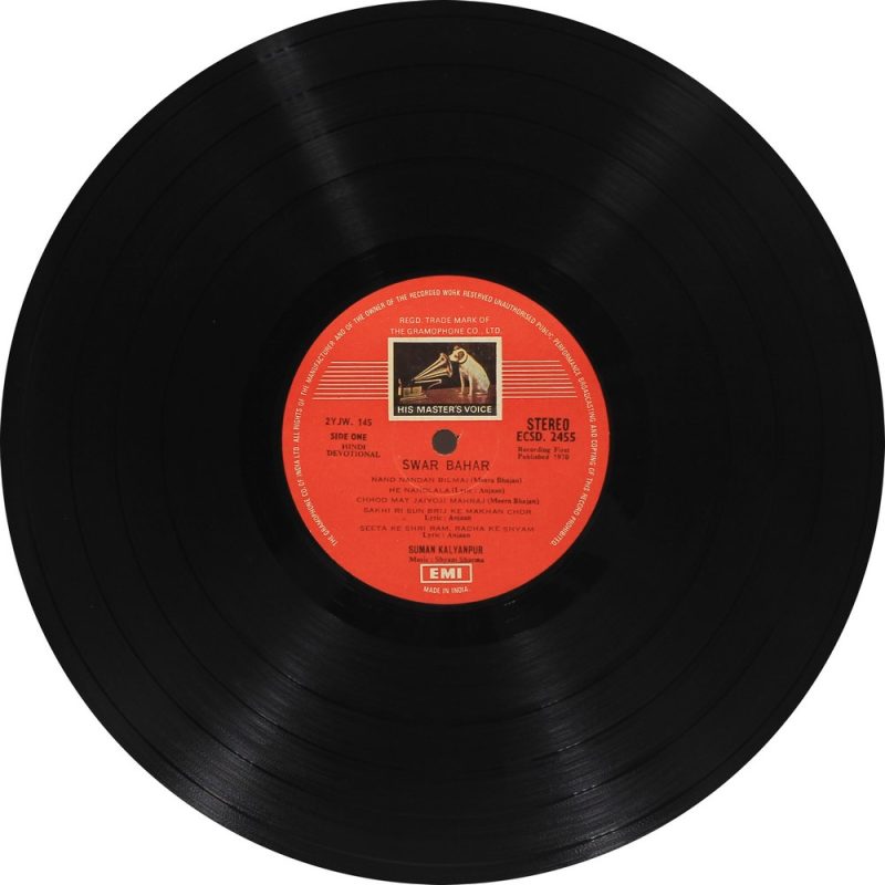 Suman Kalyanpur - ECSD 2455 - HCL - CR - Devotional LP Vinyl Record -2