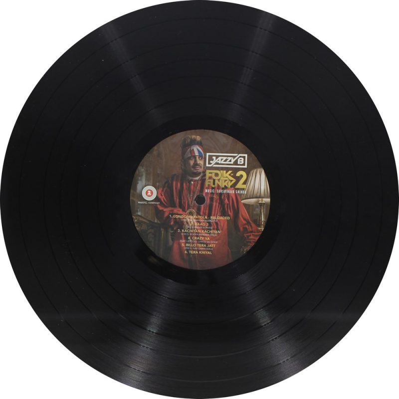 Jazzy B - Folk ‘n’ Funky 2 -158300001145600 - Punjabi Folk LP Vinyl Record 3