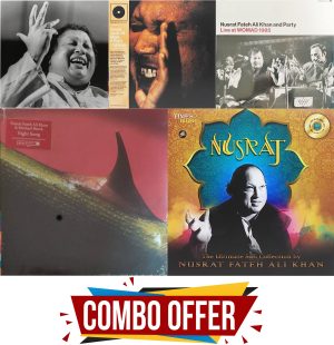 Nusrat Fateh Ali Khan - Shahen-Shah + Shahbaaz + Live At Womad 1985 + Night Song + The Ultimate Sufi Collection = Combo LP Set