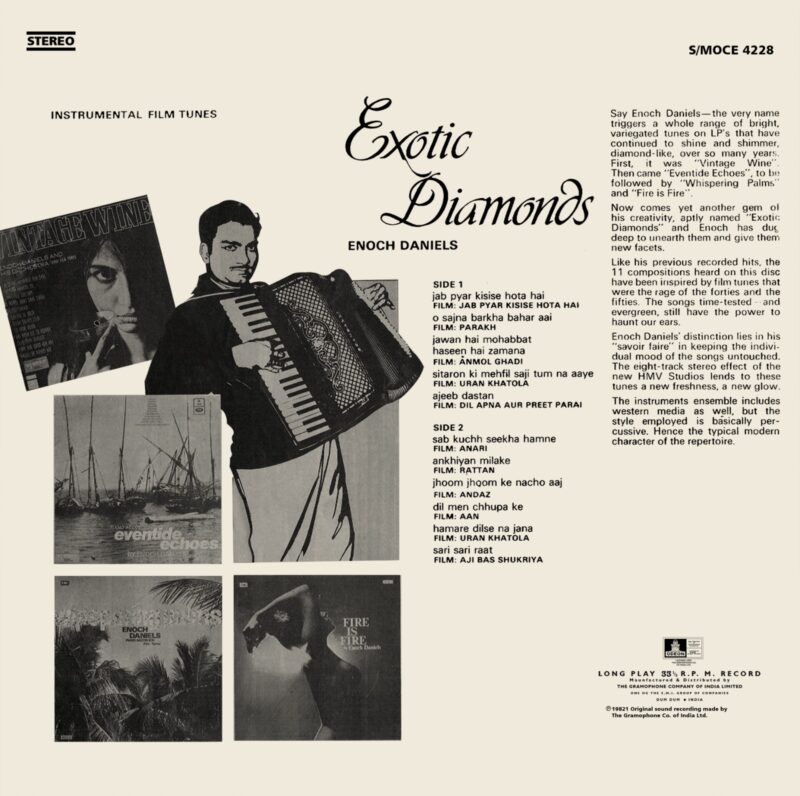 Enoch Daniels - Exotic Diamonds - S/MOCE 4228 CR Instrumental LP Vinyl