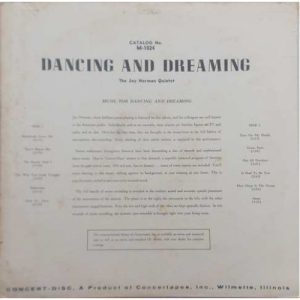 Dancing And Dreaming (The Jay Norman Quintet) - M 1024 - Western Instrumental LP Vinyl Record