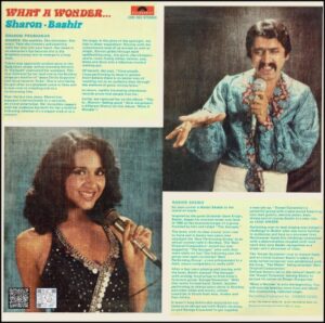 Sharon Prabhakar & Bashir Sheikh - 2392 952 - (80-85%) - CR - Private Songs LP Vinyl