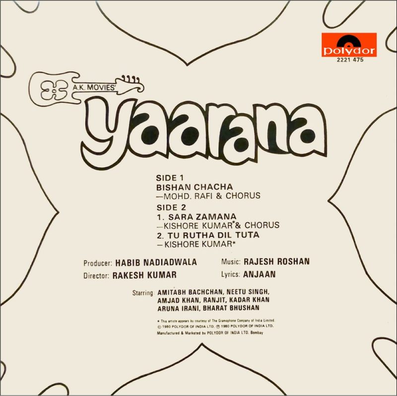 Yaarana - 2221 475