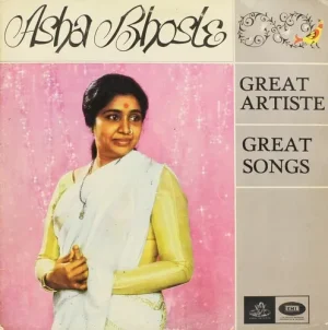 Asha Bhosle - Great Artiste, Great Songs - 3AEX 5198 - (Condition 80-85%) -Angel First Pressing – LP Record