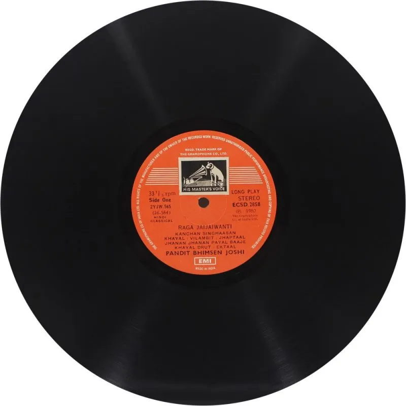 Bhimsen Joshi - Marvels Of Sculptured Sound - ECSD 2858 - (90-95%) - Indian Classical Vocal LP Vinyl Bhimsen Joshi - Marvels Of Sculptured Sound - ECSD 2858 - (90-95%) - Indian Classical Vocal LP Vinyl
