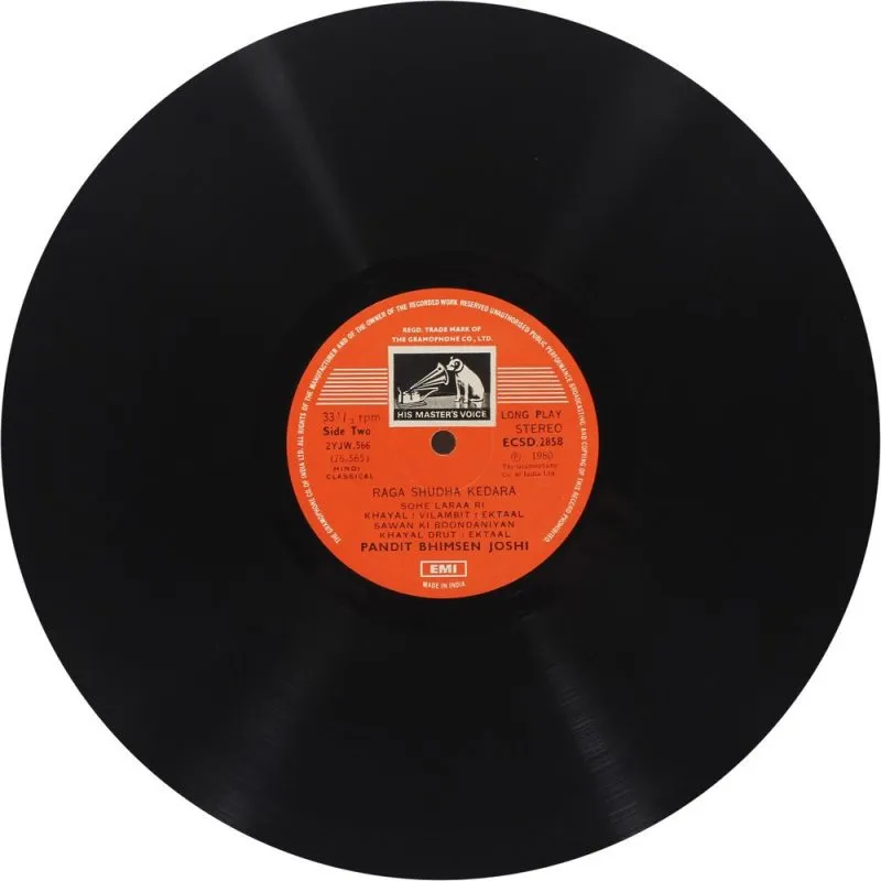 Bhimsen Joshi - Marvels Of Sculptured Sound - ECSD 2858 - (90-95%) - Indian Classical Vocal LP Vinyl Bhimsen Joshi - Marvels Of Sculptured Sound - ECSD 2858 - (90-95%) - Indian Classical Vocal LP Vinyl