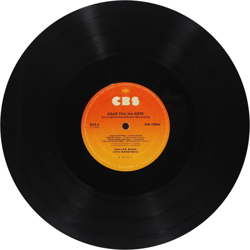 Agar Tum Na Hote - IND 1026 - (Condition 80-85%) – Bollywood LP Vinyl Record