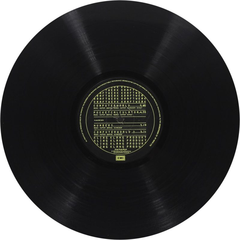 Kraftwerk - Computer World - EMC 3370 - (Condition - 90-95%) - English LP Vinyl Record