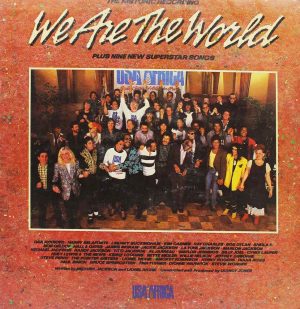 We Are The World (USA For AFRICA) - CBS 10146 - Cover Book Fold - (Condition 90-95%) - English LP Vinyl Record