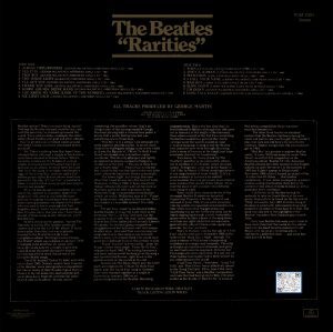 The Beatles ''Rarities'' - PCM 1001 - Cover Reprinted - LP Record