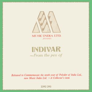 Indivar – From The Pen Of – Ten Years Together – 2392 293