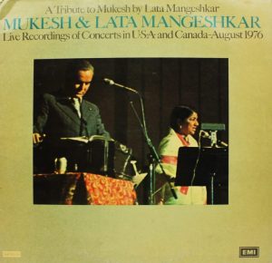 Mukesh & Lata Mangeshkar - A Tribute To Mukesh By  Lata Mangeshkar - ECSD 5532-33 - (Condition – 80-85%) - 2LP Set