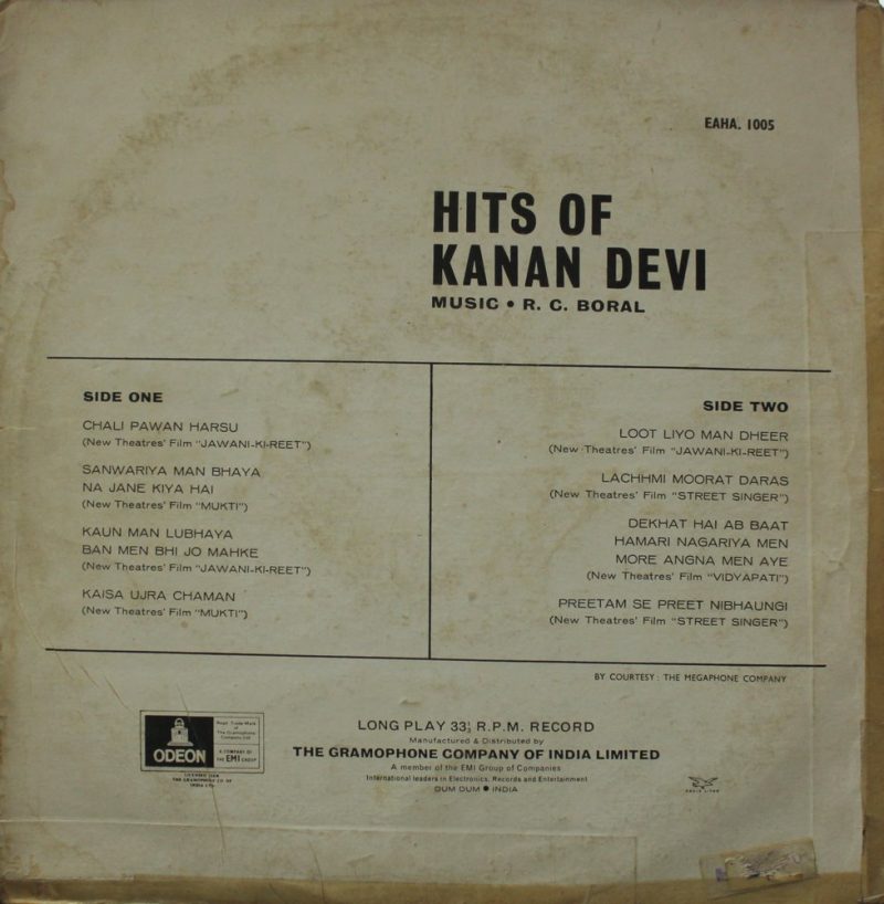 Kanan Devi Hits Of - EAHA 1005