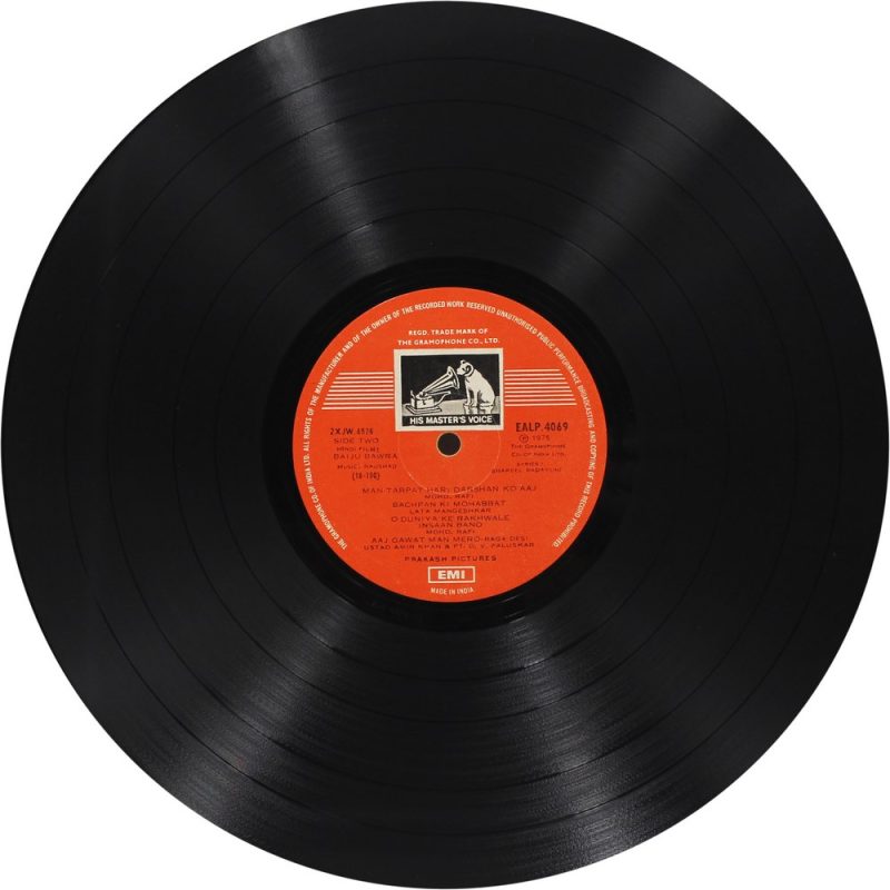 Baiju Bawra - EALP 4069 - (Condition - 85-90%) - Cover Reprinted - Bollywood LP Vinyl Record