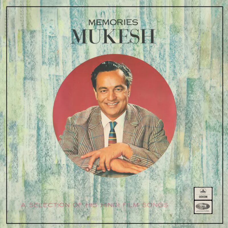 Mukesh Memories - 3AEX 5230 - (85-90%) - CR - Film Hits LP Vinyl Record