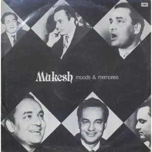 Mukesh – Moods & Memories - ECLP 5727 - (85-90%) - Film Hits LP Vinyl