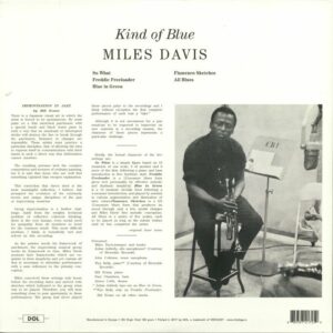 Miles Davis - Kind Of Blue - DOL 725HG - New Release English LP Vinyl
