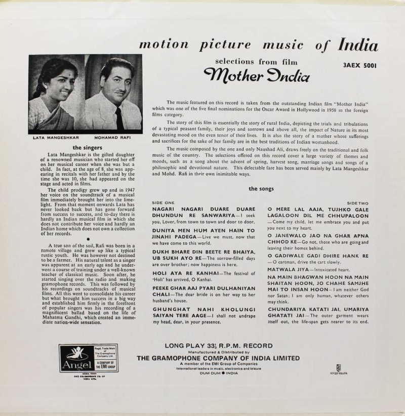 Mother India - 3AEX 5001