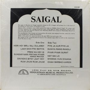 K.L Saigal The Melody Of Saigal - 1418 0001