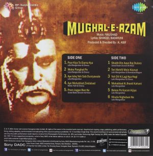 Mughal-E-Azam - 8907011100809 - New Release Hindi LP Vinyl Record