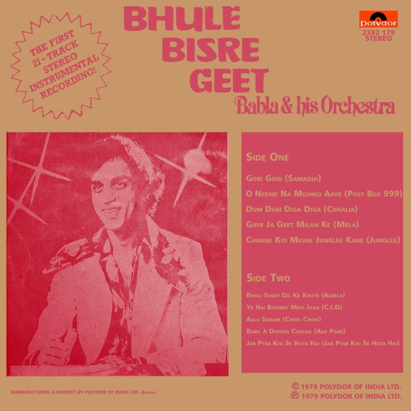 Babla & His Orchestra (Bhule Bisere Geet) - 2392 179