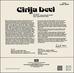 Girija Devi – ECSD 2590