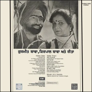 Gurmeet Bawa, Kirpal Bawa & Rita - S/45NLP 4026 - (Condition 75-80%) - Cover Reprinted - LP Record