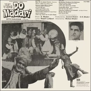 Do Madari (Punjabi Film) - ECLP 8928 - (Condition 75-80%) - Cover Reprinted - LP Record