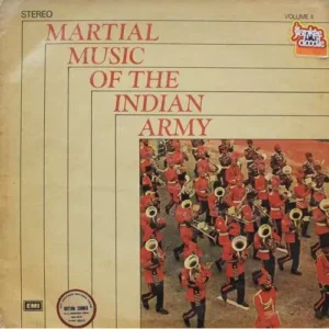 Martial Music Of The Indian Army - Vol. II - ECSD 2577 - (80-85%) - CR - Instrumental LP Vinyl