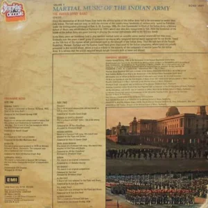 Martial Music Of The Indian Army - Vol. II - ECSD 2577 - (90-95%) - CR - Instrumental LP Vinyl