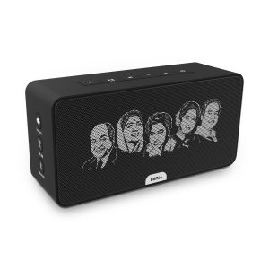 Saregama Carvaan Mini+ (Plus) Portable Music Player with 1000 Preloaded Songs, 10 Watt Speaker, Handsfree Calling, Bluetooth/FM/AM/AUX (Moonlight Black)