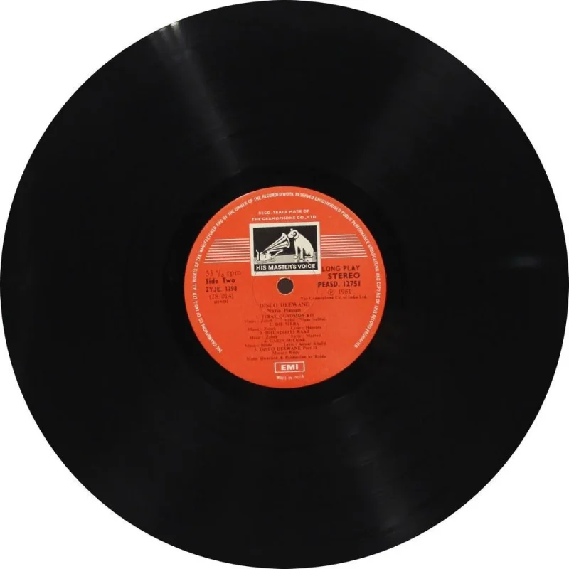 Nazia Hassan - Disco Deewane - PEASD 12751 - (Condition 90-95%) - Cover Reprinted - LP Record