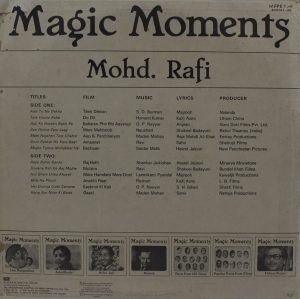 Mohd. Rafi - Magic Moments - MFPE 1046