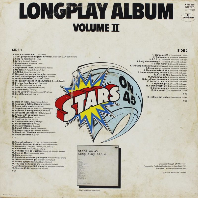 Stars On 45 - Longplay Album - Vol. II - 6399 250
