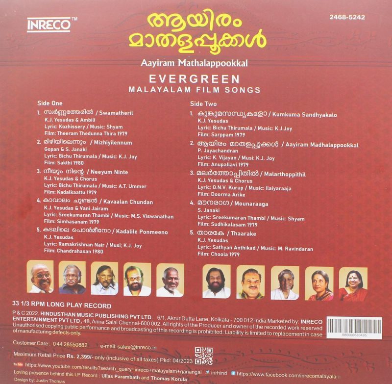 Evergreen Malayalam Film Songs - 2468-5242