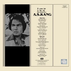 A.S. Kang - Main Aashiq Tera - ECSD 3053 - (Condition - 80-85%) - Cover Reprinted - LP Record