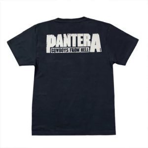 Pantera - Cowboys From Hell T'Shirt Music - (100% Cotton) - TM215 - Size - Medium