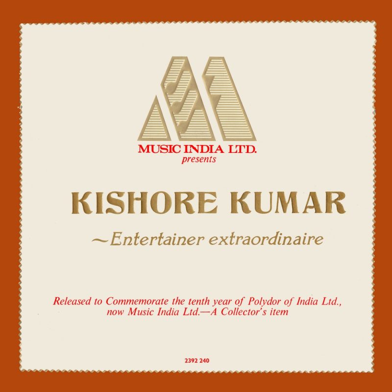 Kishore Kumar - Entertainer Extraordinaire - 2392 240